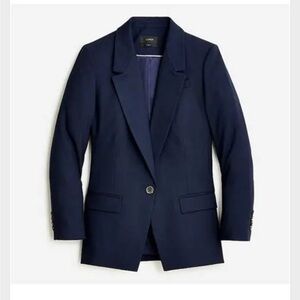 Brand new with tags J.Crew Willa blazer in Italian city wool blend Size 6 Navy